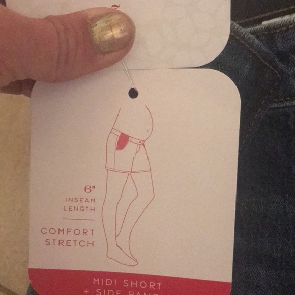 Maternity “Boyfriend Shorts” (New with Tags)! - Picture 10 of 11